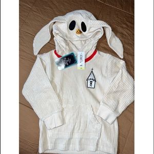 The Nightmare Before Christmas Zero Corduroy Eared Toddler Hoodie